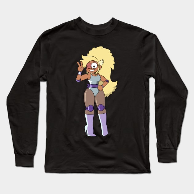 Silver Spark (OK K.O.) Long Sleeve T-Shirt by mrchasecomix